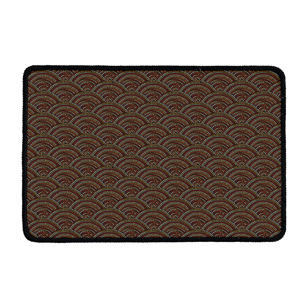 African Afro Dot Pattern Print Kitchen Mat
