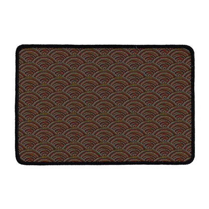 African Afro Dot Pattern Print Kitchen Mat
