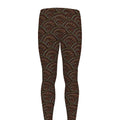 African Afro Dot Pattern Print Men's Leggings