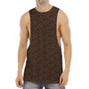 African Afro Dot Pattern Print Men's Muscle Tank Top