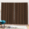 African Afro Dot Pattern Print Pencil Pleat Curtains