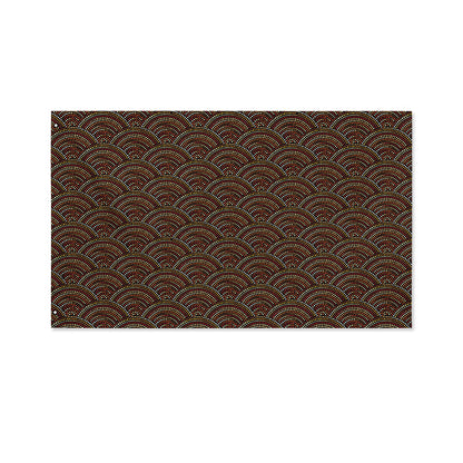 African Afro Dot Pattern Print Polyester Flag