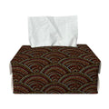 African Afro Dot Pattern Print Rectangle Tissue Box Cover