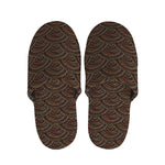 African Afro Dot Pattern Print Slippers