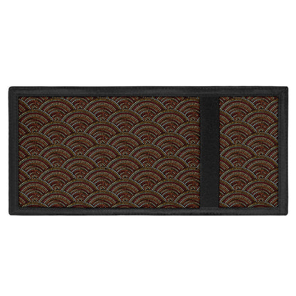 African Afro Dot Pattern Print Trifold Wallet