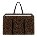 African Afro Dot Pattern Print Utility Tote Bag