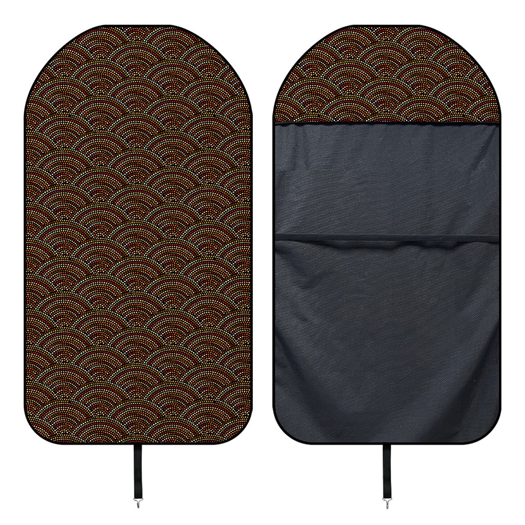 African Afro Dot Pattern Print Waterproof Car Seat Cover