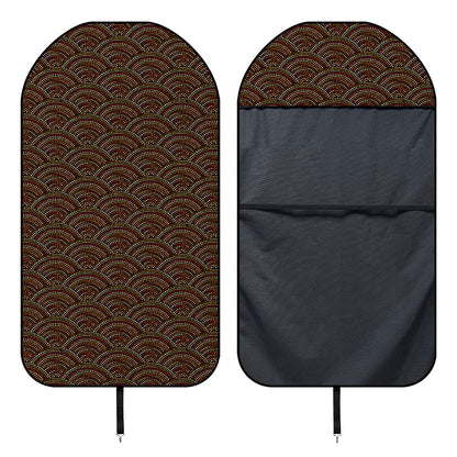 African Afro Dot Pattern Print Waterproof Car Seat Cover
