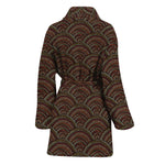 African Afro Dot Pattern Print Women's Bathrobe