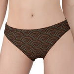 African Afro Dot Pattern Print Women's Panties