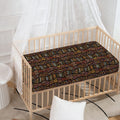 African Afro Inspired Pattern Print Baby Crib Sheet