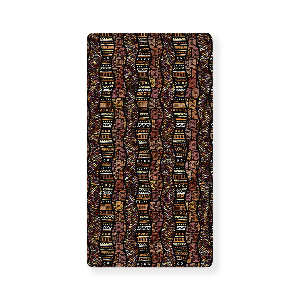 African Afro Inspired Pattern Print Baby Crib Sheet