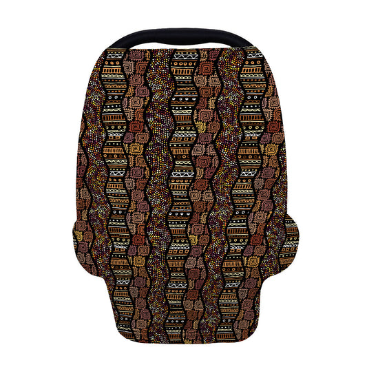 African Afro Inspired Pattern Print Baby Seat Cover
