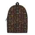 African Afro Inspired Pattern Print School Backpack