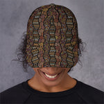 African Afro Inspired Pattern Print Baseball Cap