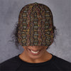 African Afro Inspired Pattern Print Baseball Cap