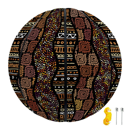 African Afro Inspired Pattern Print Basketball