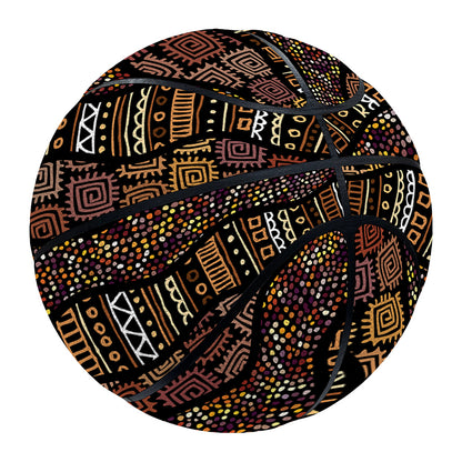 African Afro Inspired Pattern Print Basketball