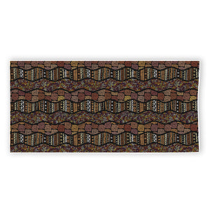 African Afro Inspired Pattern Print Beach Towel