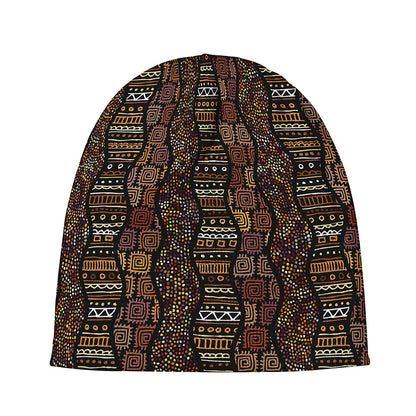African Afro Inspired Pattern Print Beanie