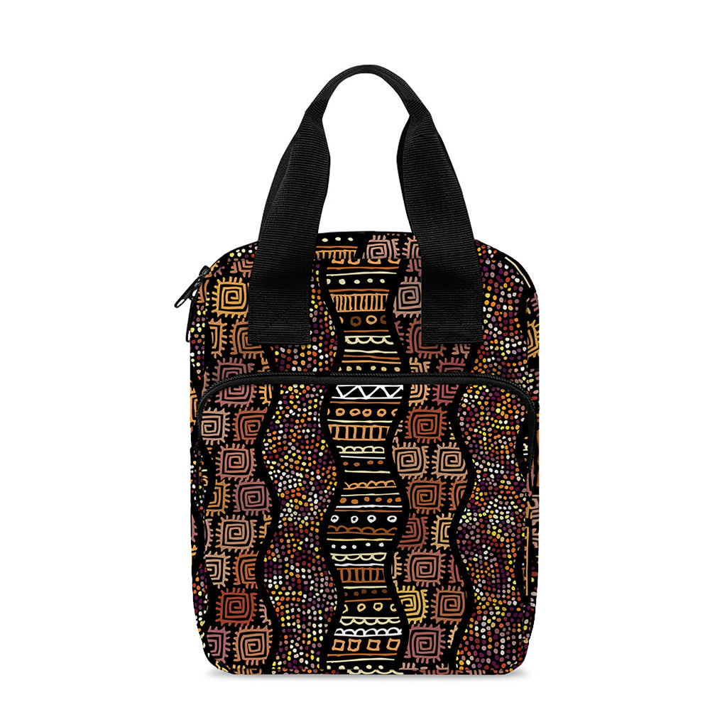 African Afro Inspired Pattern Print Bible Tote Bag