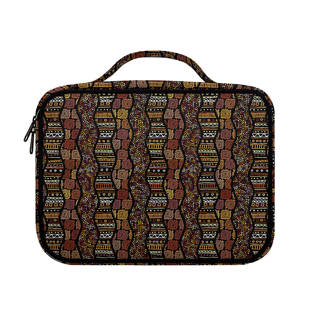 African Afro Inspired Pattern Print Briefcase Bible Bag