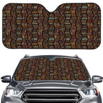 African Afro Inspired Pattern Print Car Windshield Sun Shade