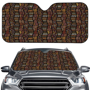 African Afro Inspired Pattern Print Car Windshield Sun Shade