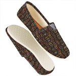 African Afro Inspired Pattern Print Casual Shoes