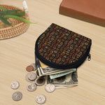 African Afro Inspired Pattern Print Coin Purse