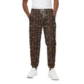 African Afro Inspired Pattern Print Cotton Sweatpants