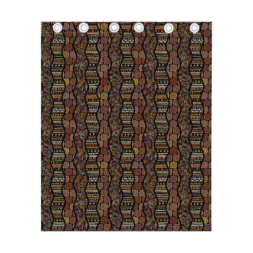 African Afro Inspired Pattern Print Curtain