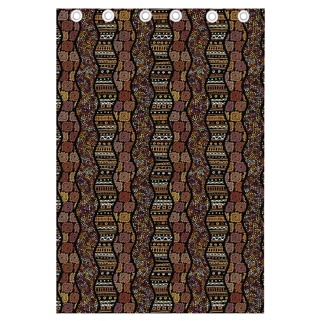 African Afro Inspired Pattern Print Curtain