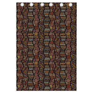 African Afro Inspired Pattern Print Curtain