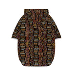 African Afro Inspired Pattern Print Dog Zip Up Hoodie