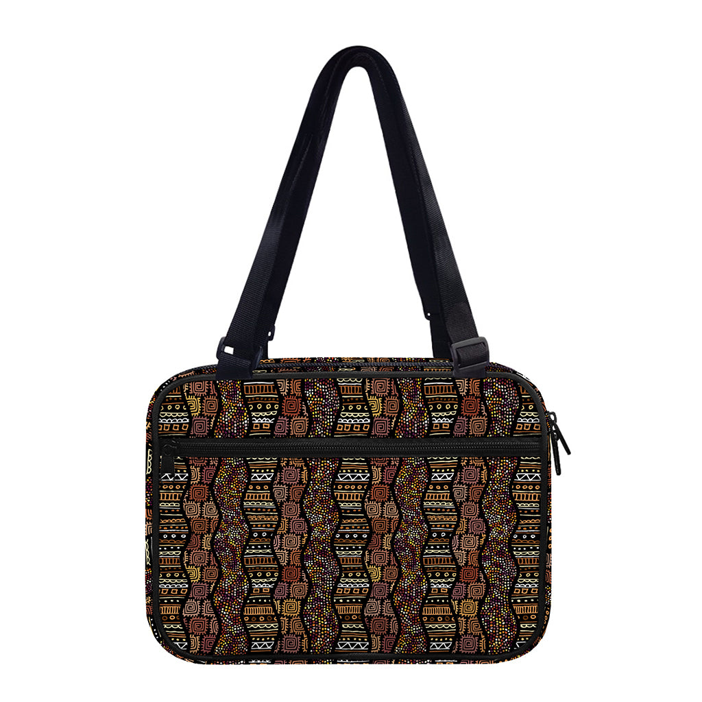 African Afro Inspired Pattern Print Double Strap Bible Bag
