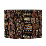 African Afro Inspired Pattern Print Drum Lamp Shade