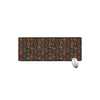 African Afro Inspired Pattern Print Extended Mouse Pad