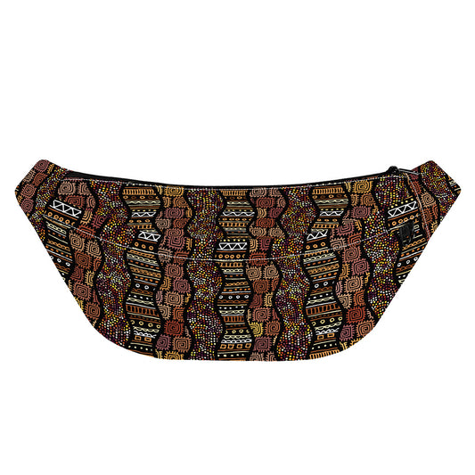 African Afro Inspired Pattern Print Fanny Pack