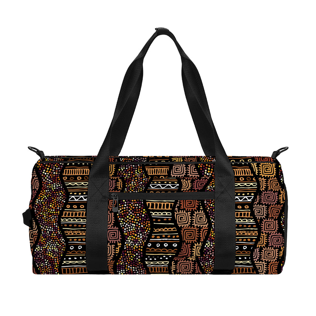African Afro Inspired Pattern Print Gym Bag