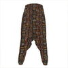 African Afro Inspired Pattern Print Hammer Pants