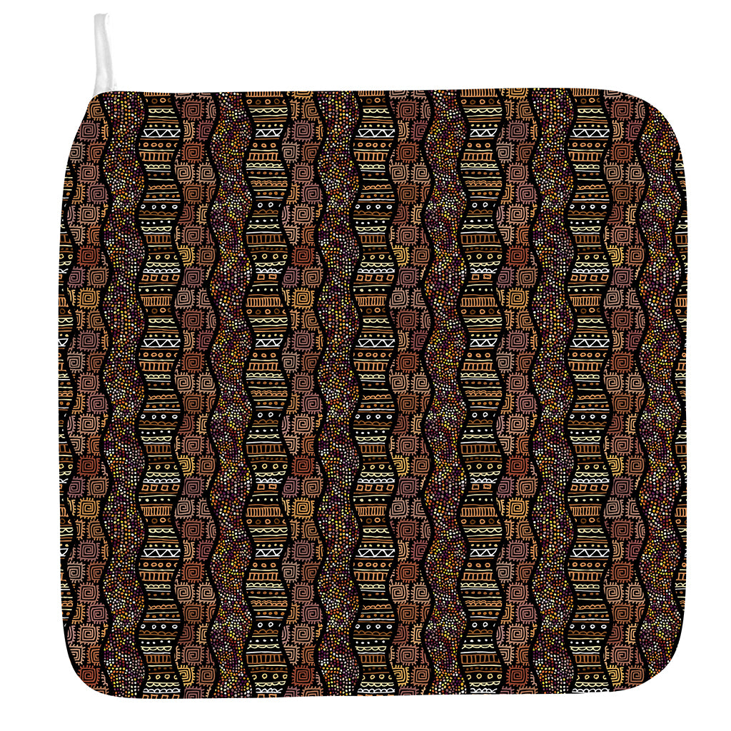 African Afro Inspired Pattern Print Hand Towel