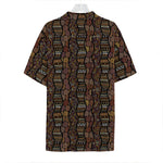 African Afro Inspired Pattern Print Hawaiian Shirt