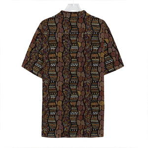 African Afro Inspired Pattern Print Hawaiian Shirt