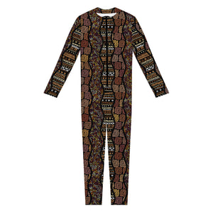 African Afro Inspired Pattern Print Jumpsuit