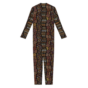 African Afro Inspired Pattern Print Jumpsuit