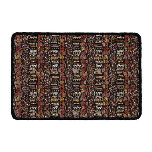 African Afro Inspired Pattern Print Kitchen Mat