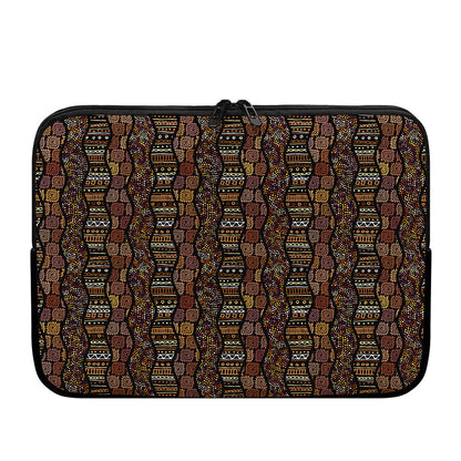African Afro Inspired Pattern Print Laptop Sleeve