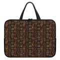 African Afro Inspired Pattern Print Laptop Sleeve With Handle
