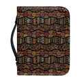 African Afro Inspired Pattern Print Leather Bible Cover